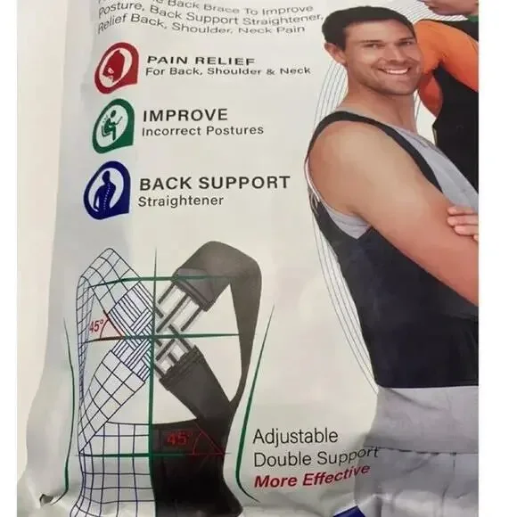 Posture corrector unisex Caretas back support Sz#L adjustable Sealed New - Picture 3 of 3